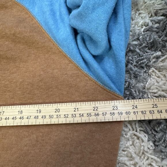 Alternative Earth Women's Sweater Size Large Long Sleeve Knit Blue Orange - Picture 5 of 6